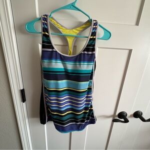 Ladies plus, 16, zero xposure razorback bathing suit, tankini top. Supportive.